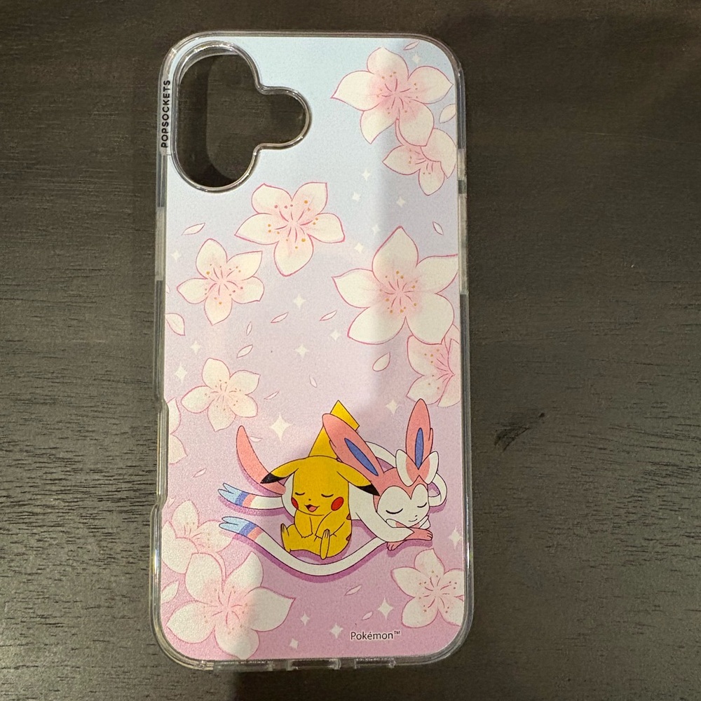 Pokémon pop socket case iPhone 16 plus